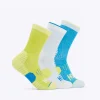 Crew Run Sock 3-Pack-diva blue / ice water / evening primrose